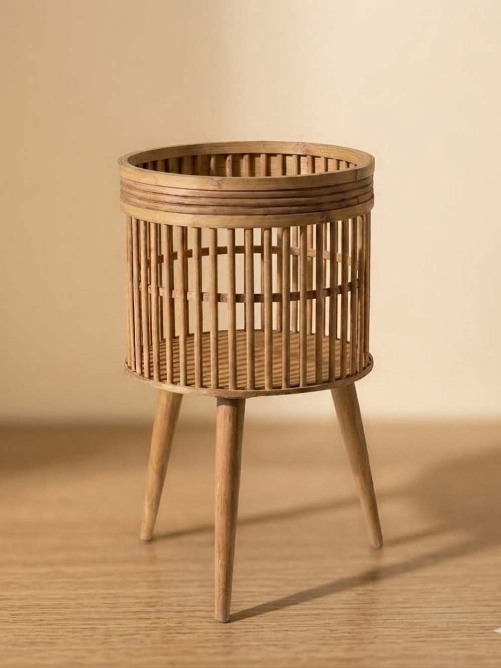 Magnolia Aged Wood Plant Stand Small